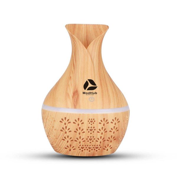 Design Aroma Diffuser With Light Bamboo Grain